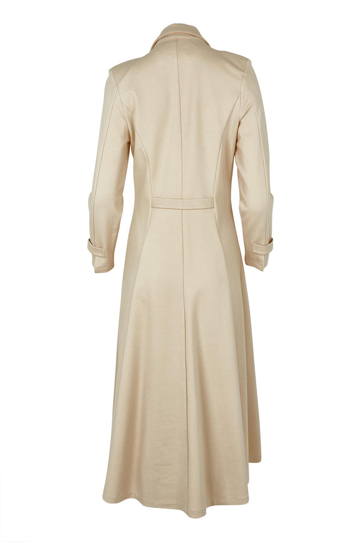 Meet Me At Midnight Longline Ponte Coat - Sand