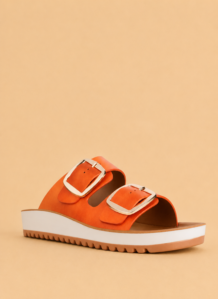 Naara Sandal - Tangerine