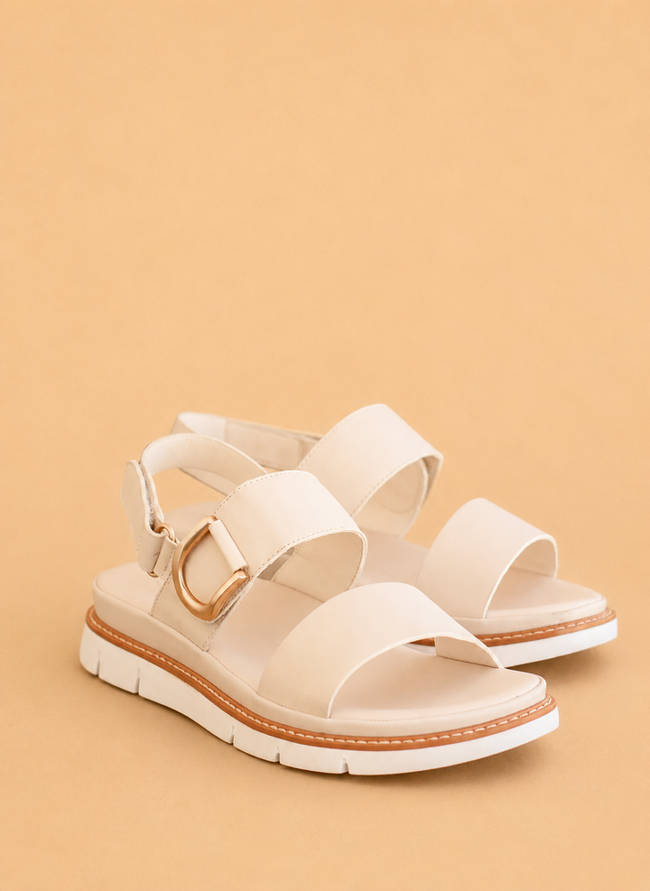 Sana Sandal - Bone